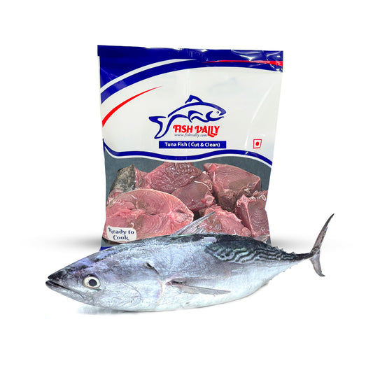 Tuna Fish (টুনা মাছ) - Weight: 500gm packet | Cut & Clean