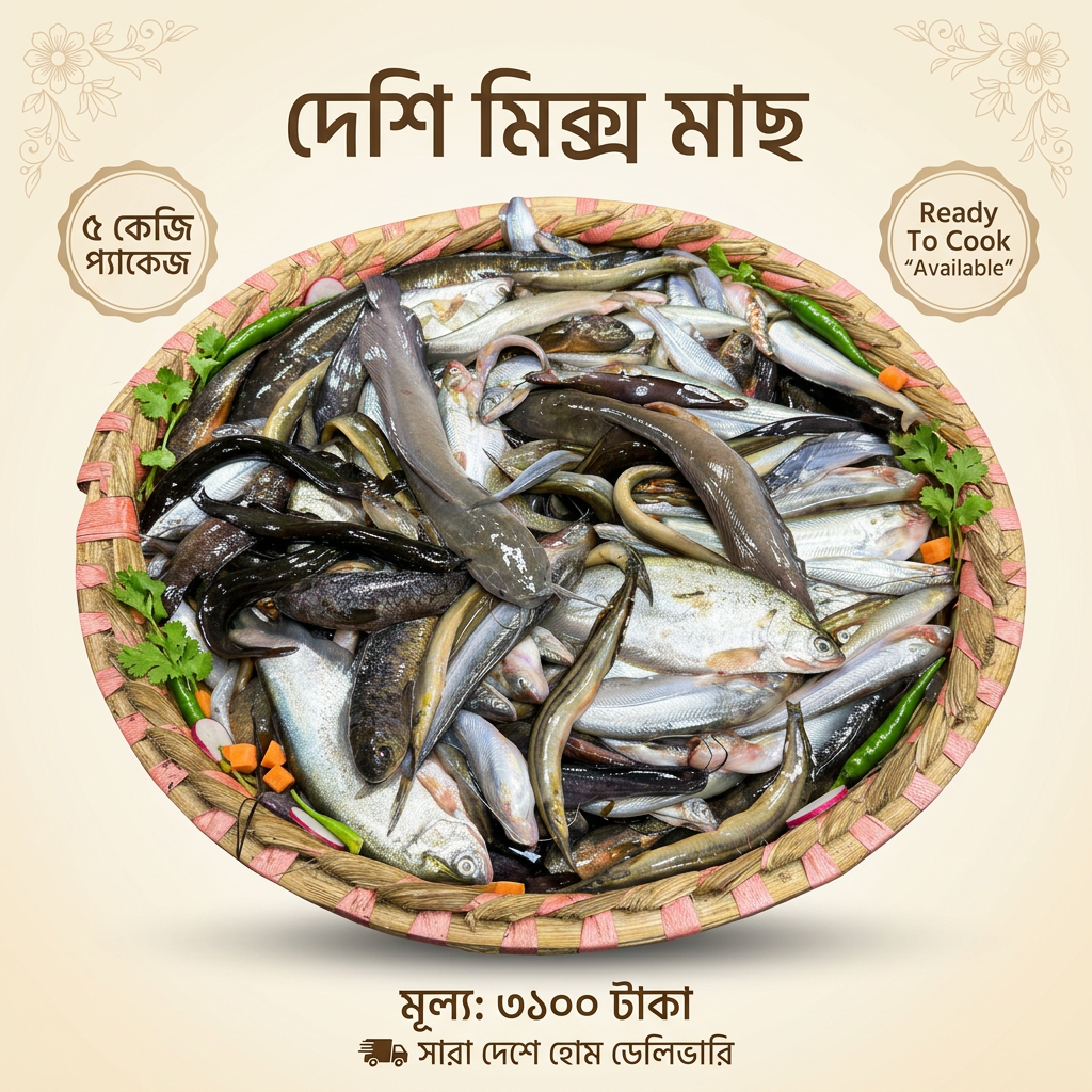 Deshi Mix Fish (দেশি মিক্স মাছ)